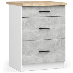 Edinos Szafka kuchenna dolna z szufladami w kolorze