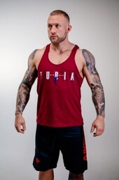 Tank top Furia bordowy męski