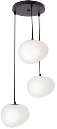 Lumes Nowoczesna lampa wisząca z trzema zwisami -
