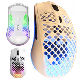 Myszka gamingowa SteelSeries Aerox 3 Bezprzewodowa biała 18