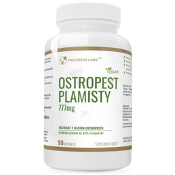 Progress Labs Ostropest plamisty 777 mg, 90 kaps.