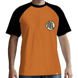 Dragon Ball Z - Kame Symbol T-Shirt Pomarańczowy/Czarny