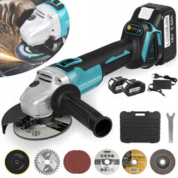 Szlifierka Kątowa Akumulatorowa do Makita Bateria 18V 125mm