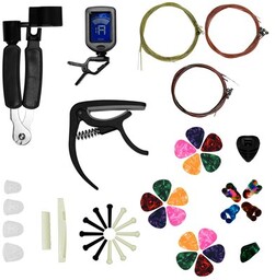 MUSICMATE Zestaw akcesoriów do gitary akustycznej MM-A90 AcousticPack