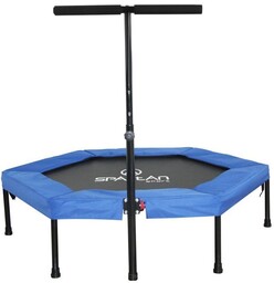 Trampolina Sześciokątna Fitness Z Uchwytem o śr.136 cm