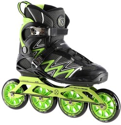 Łyżworolki Nils Extreme NA8660 Czarno-zielone R.41