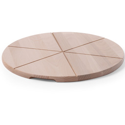 Drewniana deska do krojenia pizzy 40cm Hendi