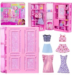 Barbie Szafa Marzeń Dla Lalek Ubranka Akcesoria HXD59