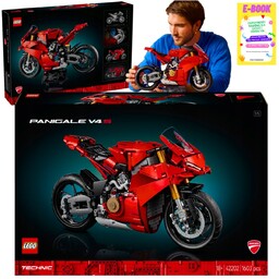LEGO Technic Klocki - MOTOCYKL DUCATI PANIGALE V4