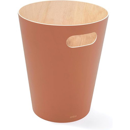 Umbra Woodrow nowoczesny drewniany kosz na śmieci, kosz