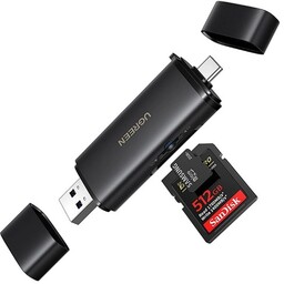 Ugreen Adapter, czytnik kart SD / microSD CM803