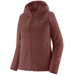 Patagonia Kurtka damska R2 Crossstrata Hoody Women bordowa
