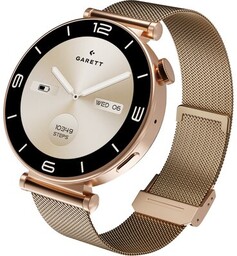 GARETT Smartwatch Rose Różowe złoto Mesh