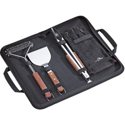 Kuchenprofi Zestaw 4 akcesoriów do grillowania w pokrowcu