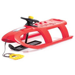 Prosperplast, Sanki, Bullet control, czerwony, 102,5 cm