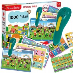 MÓWIĄCE PIÓRO 1000 PYTAŃ GRA EDUKACYJNA CLEMENTONI