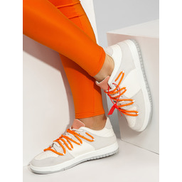 Pomarańczowe buty damskie sneakersy Denley SN1002
