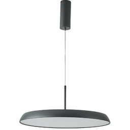 Azzardo Lampa wisząca LED czarna okrągła 60cm AZ5815
