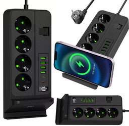 Rozgałęźnik gniazdka Alogy Plug Extender rozdzielacz adapter przedłużacz