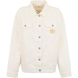 A.C. Milan Kurtka dżinsowa z haftem, logo retro,