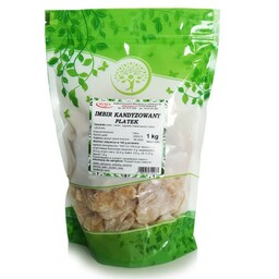 Imbir kandyzowany płatek 1 kg