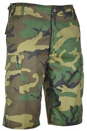 Mil-Tec Spodenki Bermudy Woodland - L