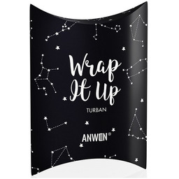 Anwen Wrap It Up turban do włosów Czarny