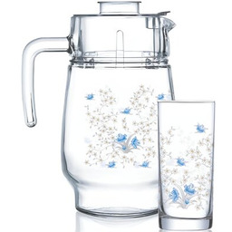 LUMINARC Dzbanek Romantique 1.6 l + 6 szklanek