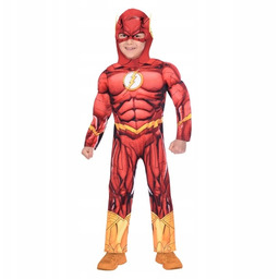 Kostium Strój dziecięcy Flash na licencji DC 4-6