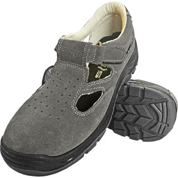 Sandały robocze SKÓRZANE przewiewne BRAVEL-OB 48-49 * 36