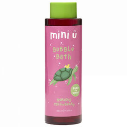 Mini U, naturalny bąbelkowy płyn do kąpieli, truskawka,