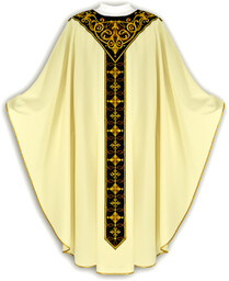 Ornat haftowany ecru