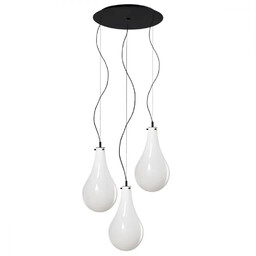 Lampa wisząca potrójna STILLA 3 11162302 czarne wykończenie