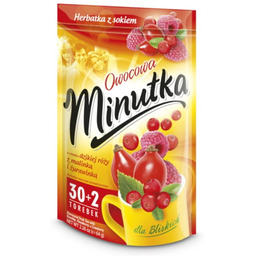 Minutka Róża Malina Żurawina Ex30 herbata ekspresowa owocowa