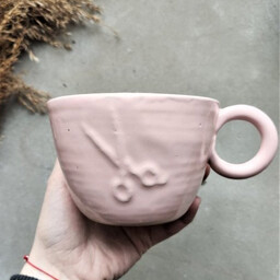 Ceramiczny kubek fryzjera POTPOTSTUDIO - Pastel 400 ml