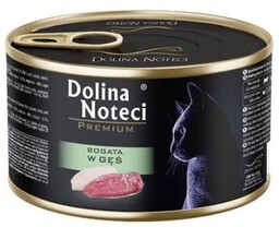 DOLINA NOTECI Karma dla kota Premium Gęś 185