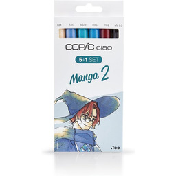 COPIC Ciao Marker 5+1 Set "Manga 2", 5