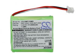Omron HBP-1300 / BAT-2000 2000mAh 7.20Wh Ni-MH 3.6V