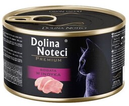 DOLINA NOTECI Karma dla kota Premium Indyk 185