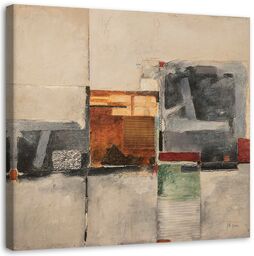 Obraz na płótnie, Abstrakcyjna kompozycja 50x50