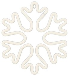 NEOLIA Neon CHRISTMAS płatek śniegu biały