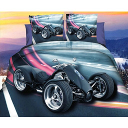 Pościel 3D Motor Quad 160X200 Wzór Zgodny