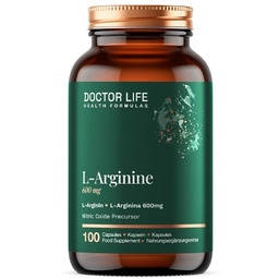 DOCTOR LIFE L-Arginine 600mg suplement diety 100 kapsułek
