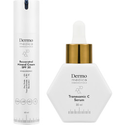 DERMOMEDICA Zestaw Tranexamic C Serum 30ml + Resveratrol