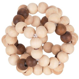 Drewniana grzechotka dla dziecka Elastyczna sfera natura 65325