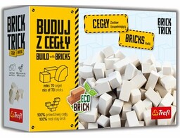 TREFL Klocki konstrukcyjne Brick Trick Cegły zamkowe białe