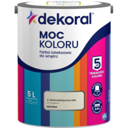 Farba lateksowa do wnętrz MOC KOLORU Minimalisty beż
