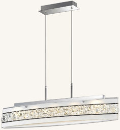 Italux lampa wisząca Franco P29396-1A szkło kryształy