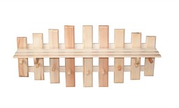 Outlet - Wieszak drewniany nr9 Sosna