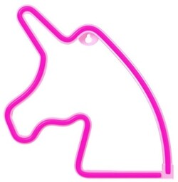 NEOLIA Neon LED Jednorożec różowy